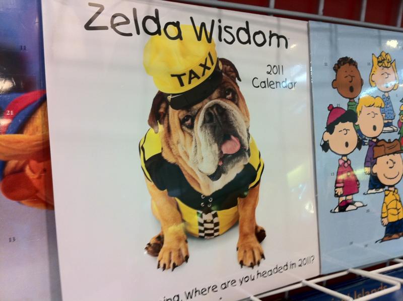 Does anyone have this cute Zelda Wisdom bulldog calendar?